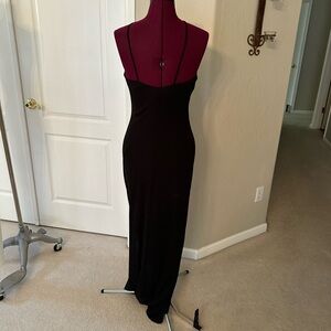 Black full length gown